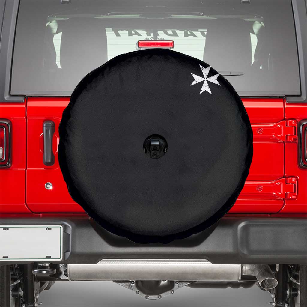 Knights Hospitaller Vintage Maltese Cross Catholic Christian Spare Tire Cover
