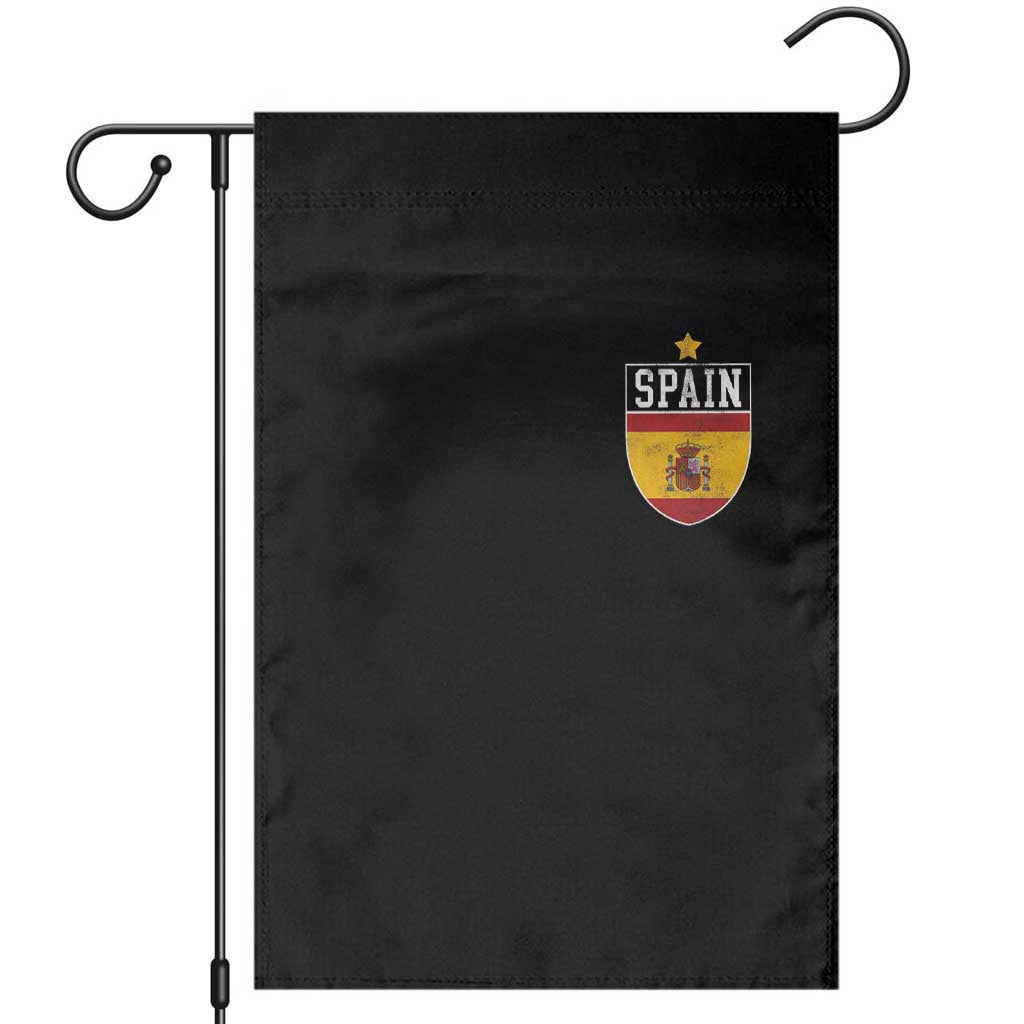 Spain 1st Star Espana Football Crest Garden Flag TS11 Black Print Your Wear