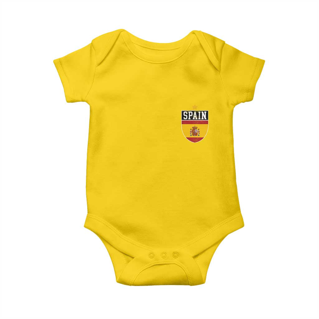 Spain 1st Star Espana Football Crest Baby Onesie