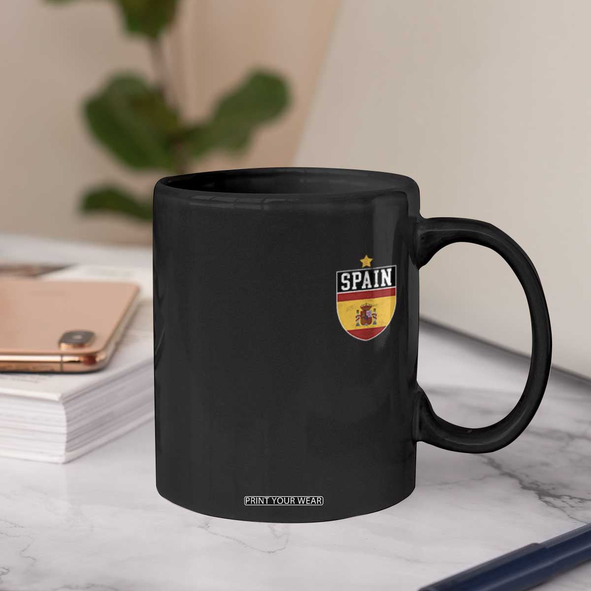 Spain 1st Star Espana Football Crest Coffee Mug