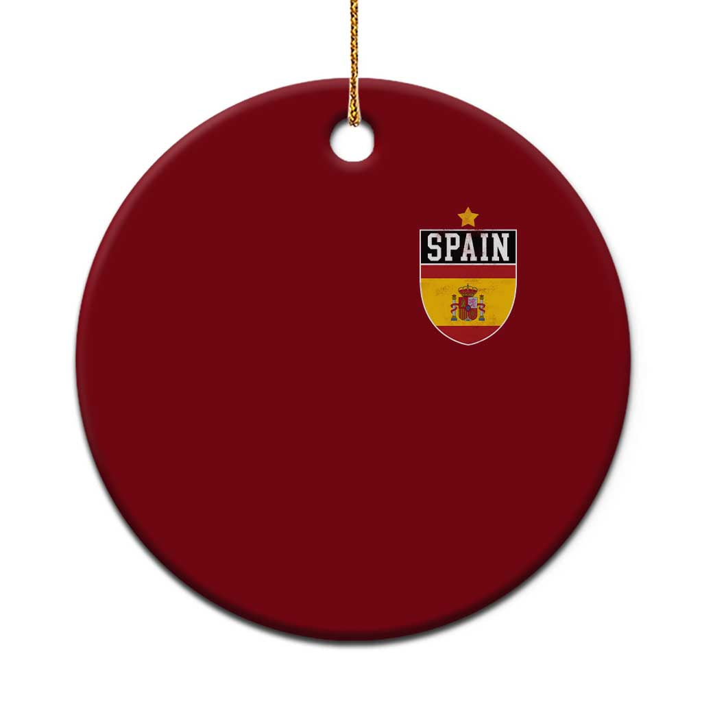 Spain 1st Star Espana Football Crest Ceramic Ornament