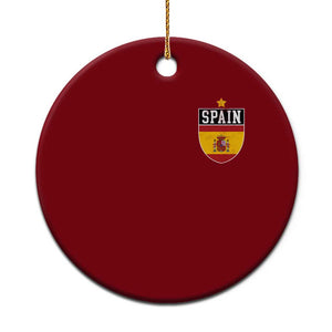 Spain 1st Star Espana Football Crest Ceramic Ornament