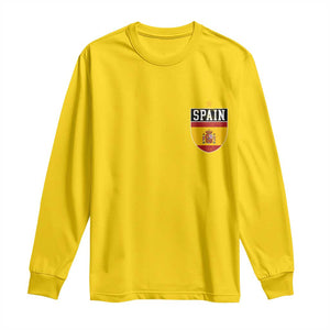 Spain 1st Star Espana Football Crest Long Sleeve Shirt