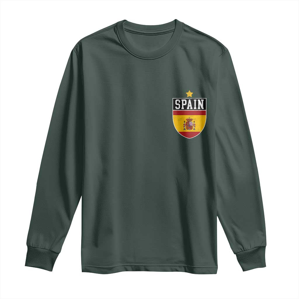 Spain 1st Star Espana Football Crest Long Sleeve Shirt