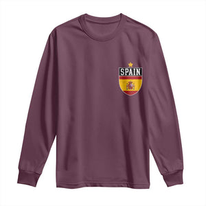 Spain 1st Star Espana Football Crest Long Sleeve Shirt