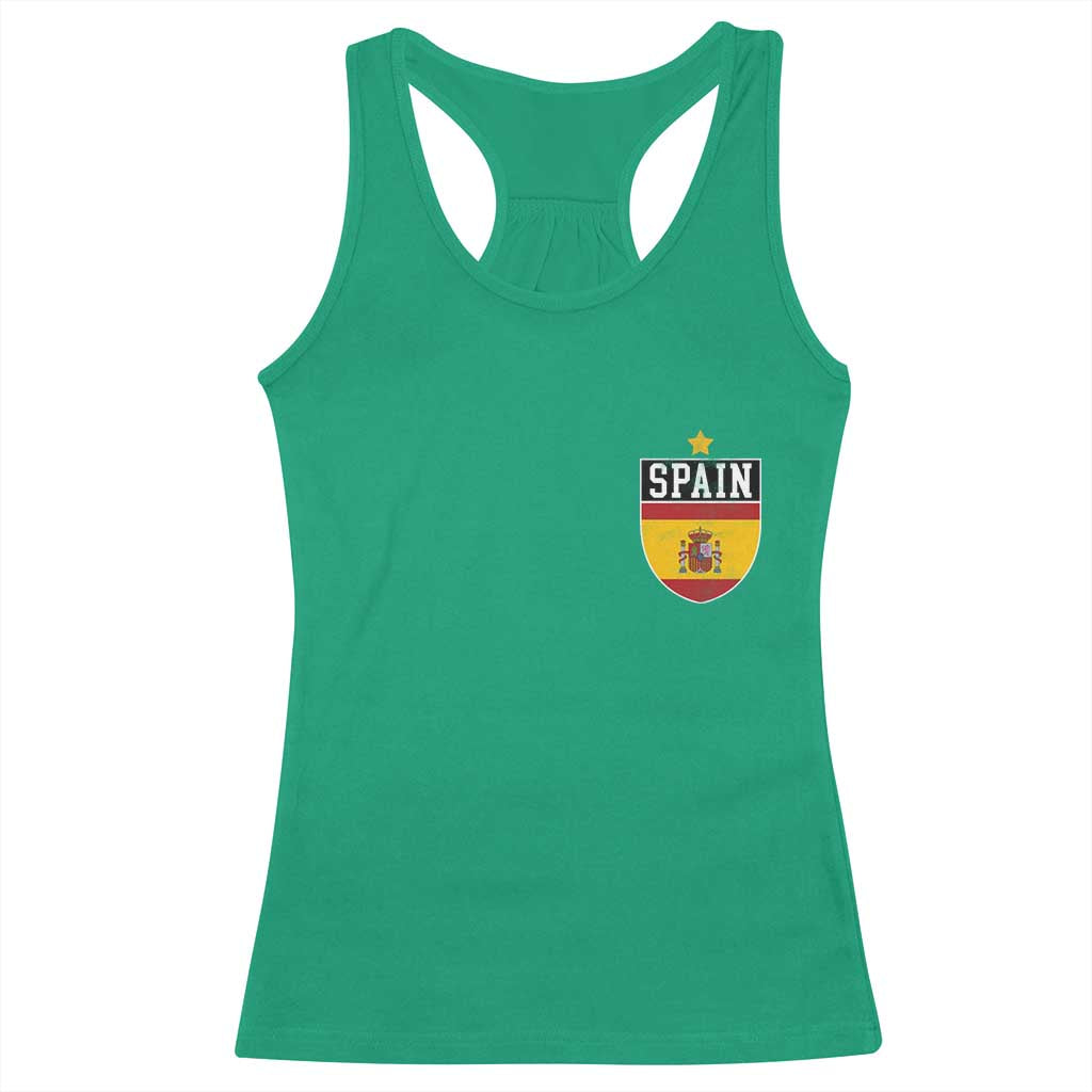 Spain 1st Star Espana Football Crest Racerback Tank Top