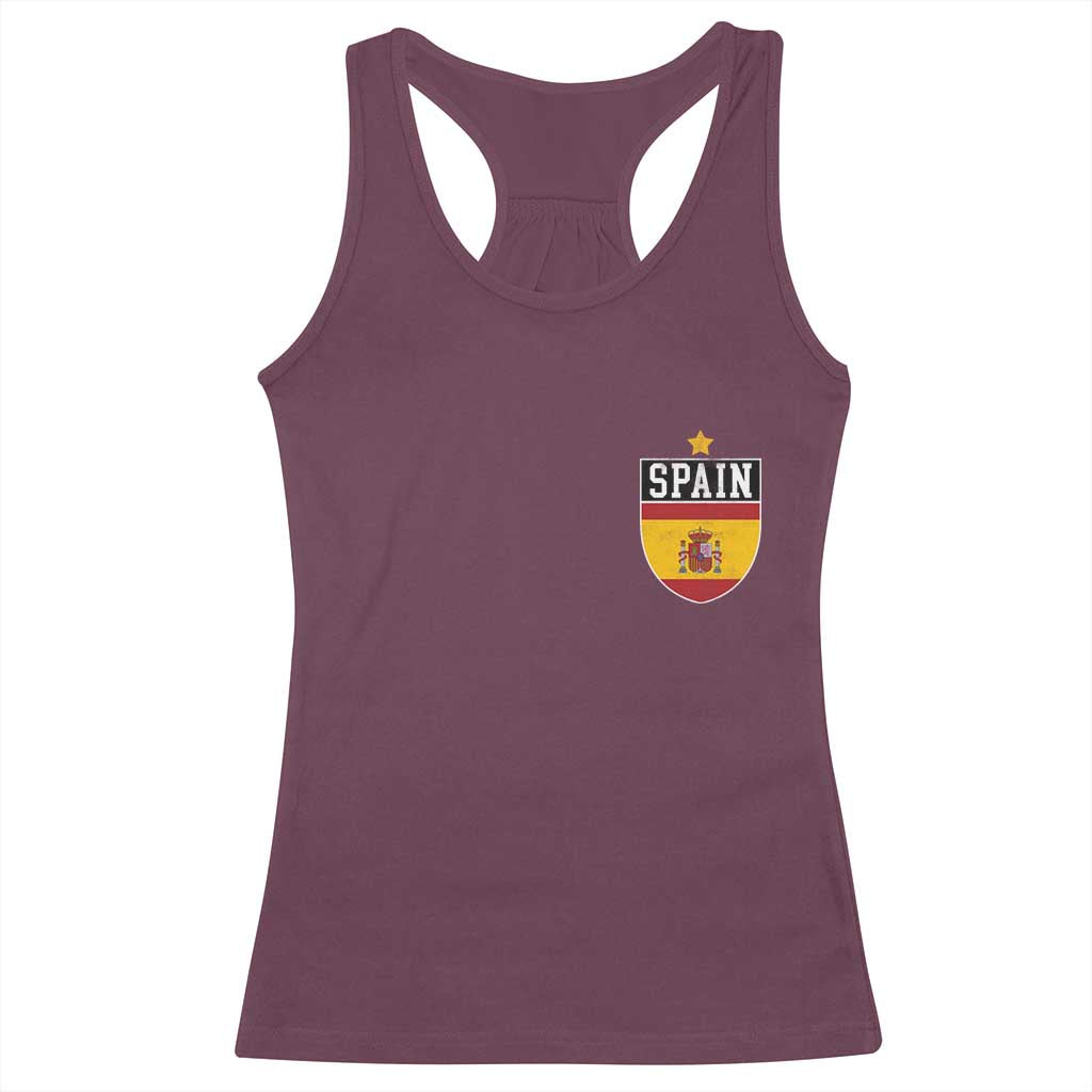 Spain 1st Star Espana Football Crest Racerback Tank Top
