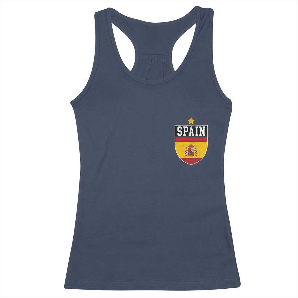 Spain 1st Star Espana Football Crest Racerback Tank Top