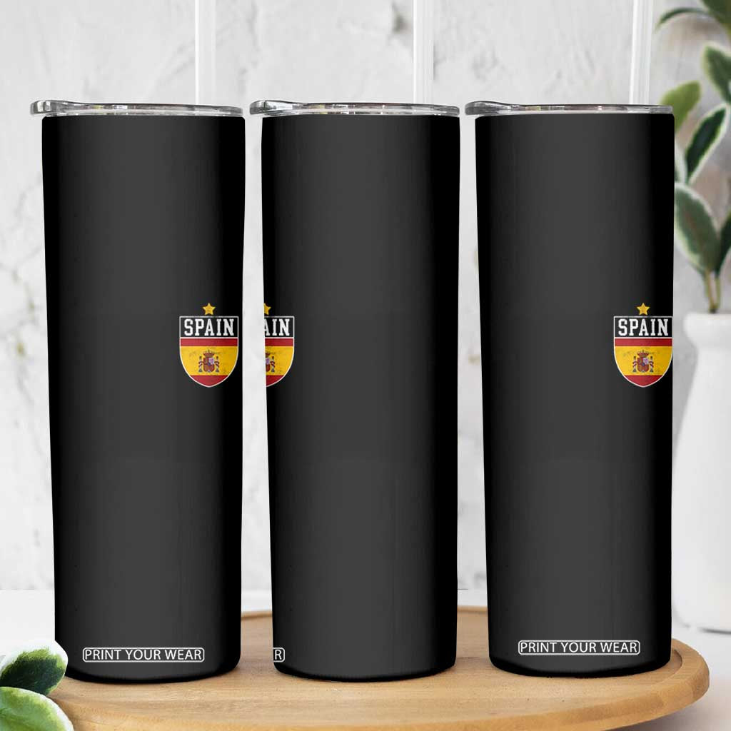 Spain 1st Star Espana Football Crest Skinny Tumbler
