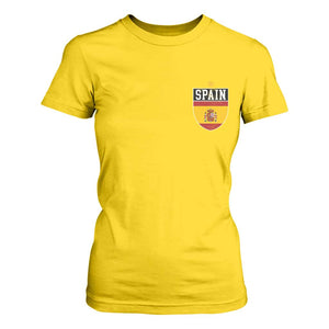 Spain 1st Star Espana Football Crest T Shirt For Women