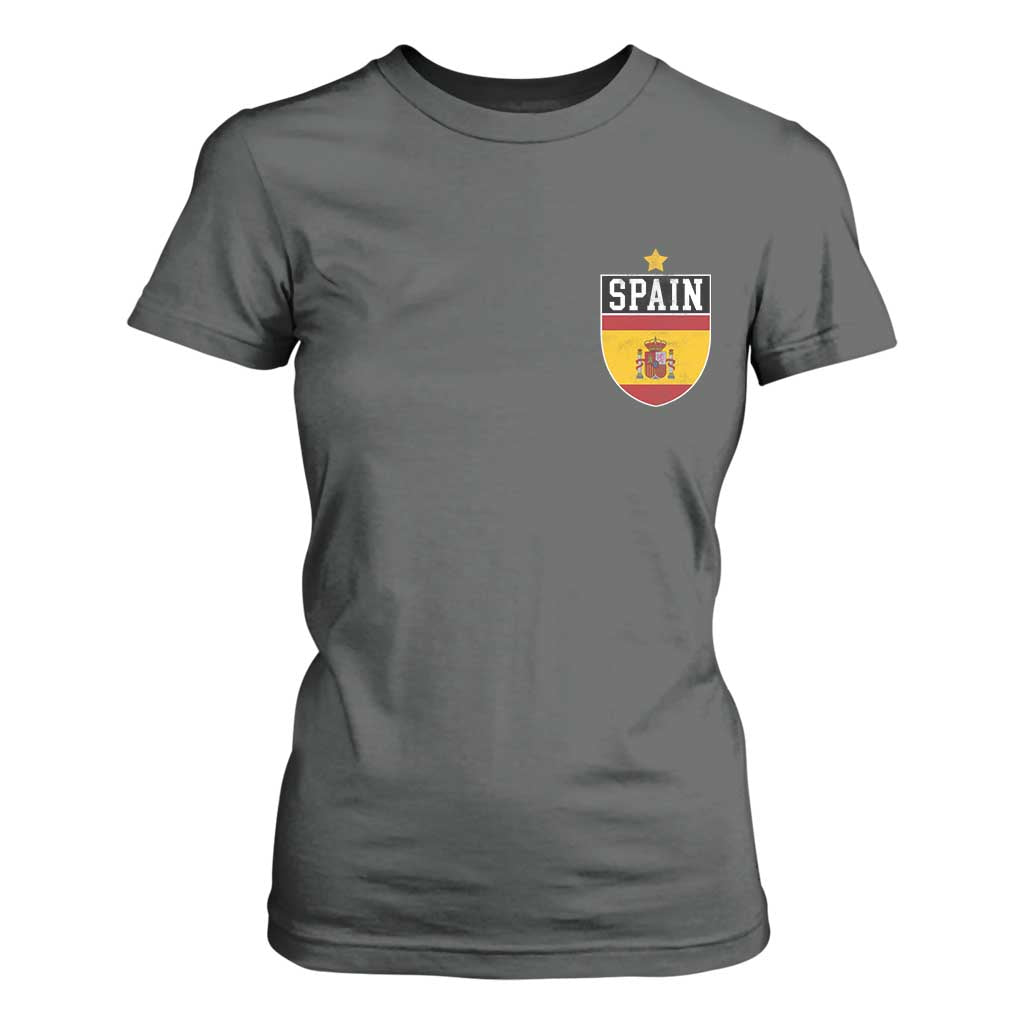 Spain 1st Star Espana Football Crest T Shirt For Women