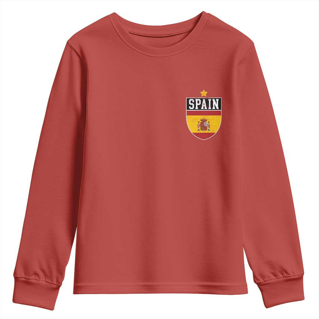 Spain 1st Star Espana Football Crest Youth Sweatshirt