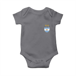 Argentina 3rd Star Vintage Argentine Football Crest Baby Onesie