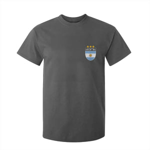 Argentina 3rd Star Vintage Argentine Football Crest T Shirt For Kid