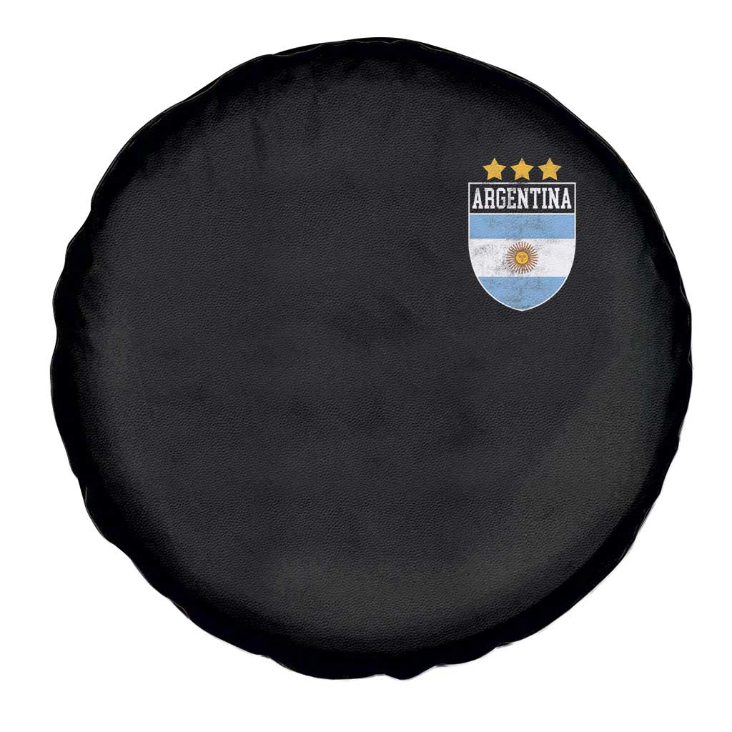 Argentina 3rd Star Vintage Argentine Football Crest Spare Tire Cover
