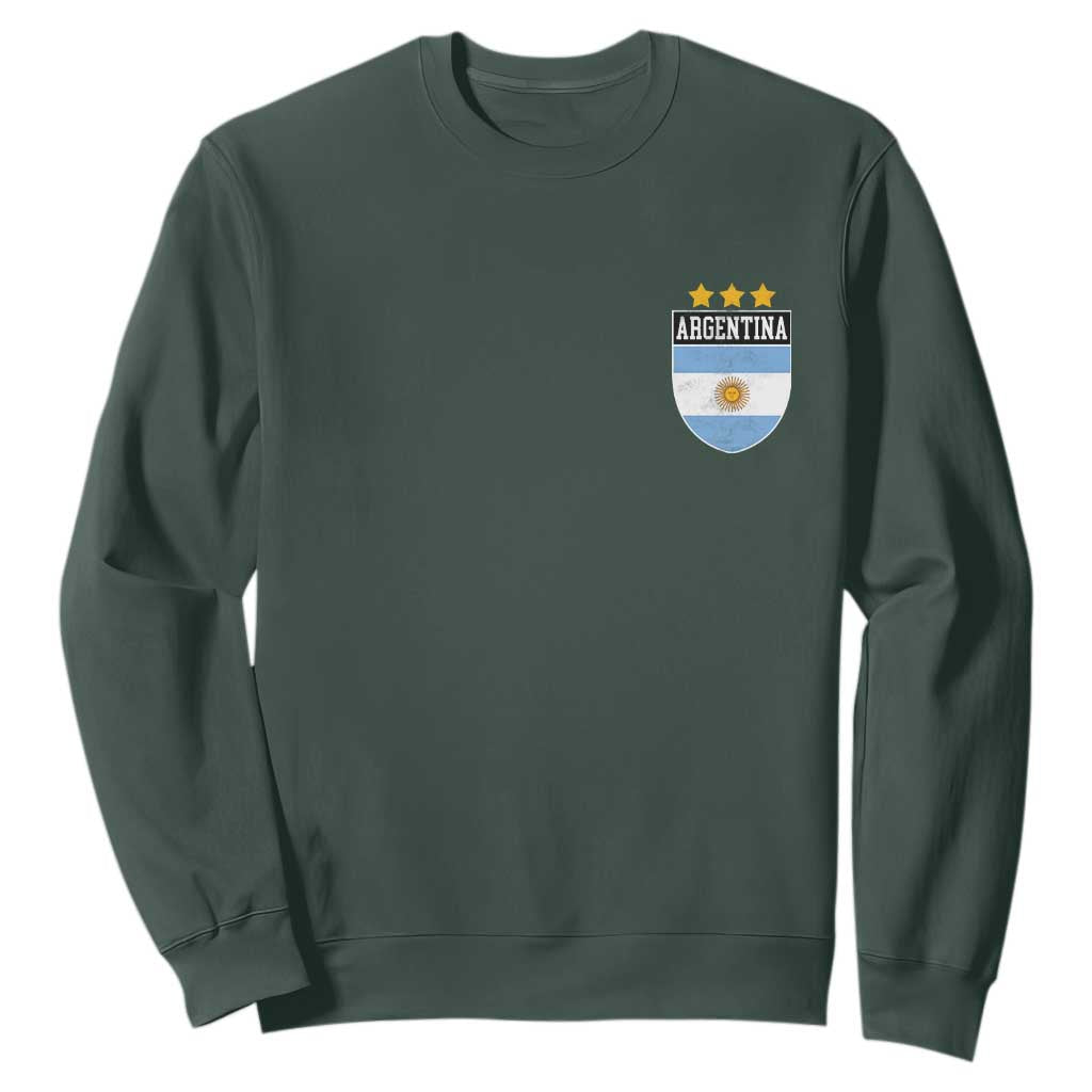 Argentina 3rd Star Vintage Argentine Football Crest Sweatshirt