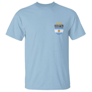 Argentina 3rd Star Vintage Argentine Football Crest T Shirt