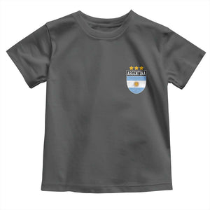 Argentina 3rd Star Vintage Argentine Football Crest Toddler T Shirt