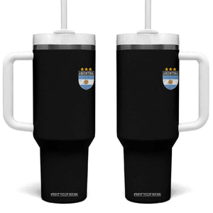 Argentina 3rd Star Vintage Argentine Football Crest Tumbler With Handle
