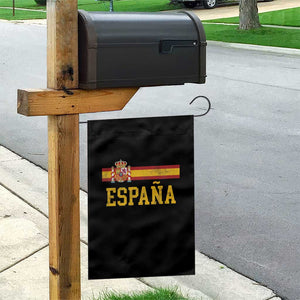 Espana Pride Vintage Spain Coat of Arms Patriotic Spainish Flag Garden Flag