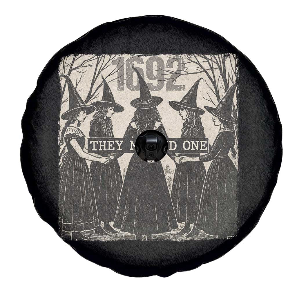 1692 They Missed One Spare Tire Cover Halloween Feminist Witch Trials TS11 Print Your Wear