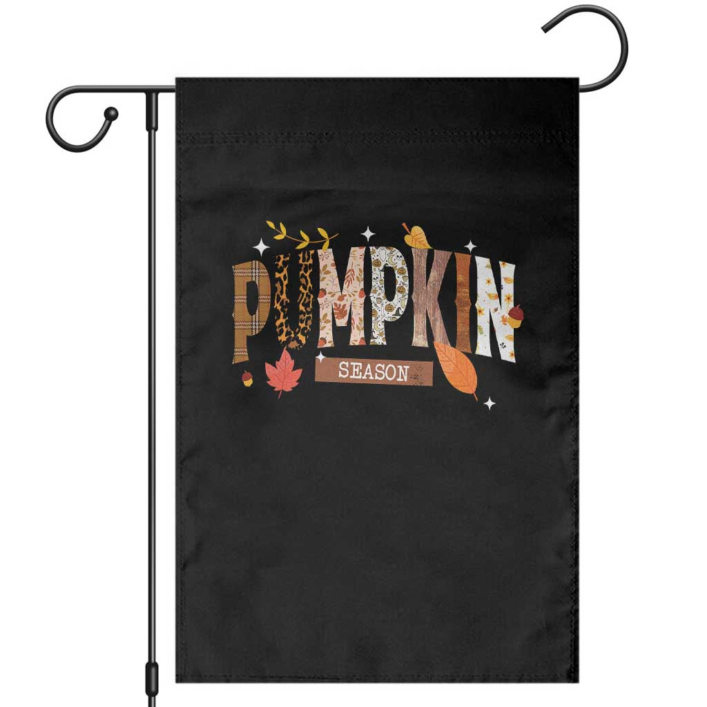 Pumpkin Season Garden Flag Fall Autumn Harvest Season Thanksgiving TS11 Black Print Your Wear