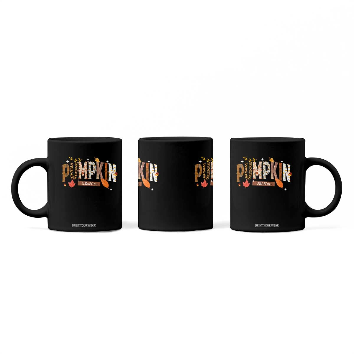 Pumpkin Season Coffee Mug Fall Autumn Harvest Season Thanksgiving TS11 Print Your Wear