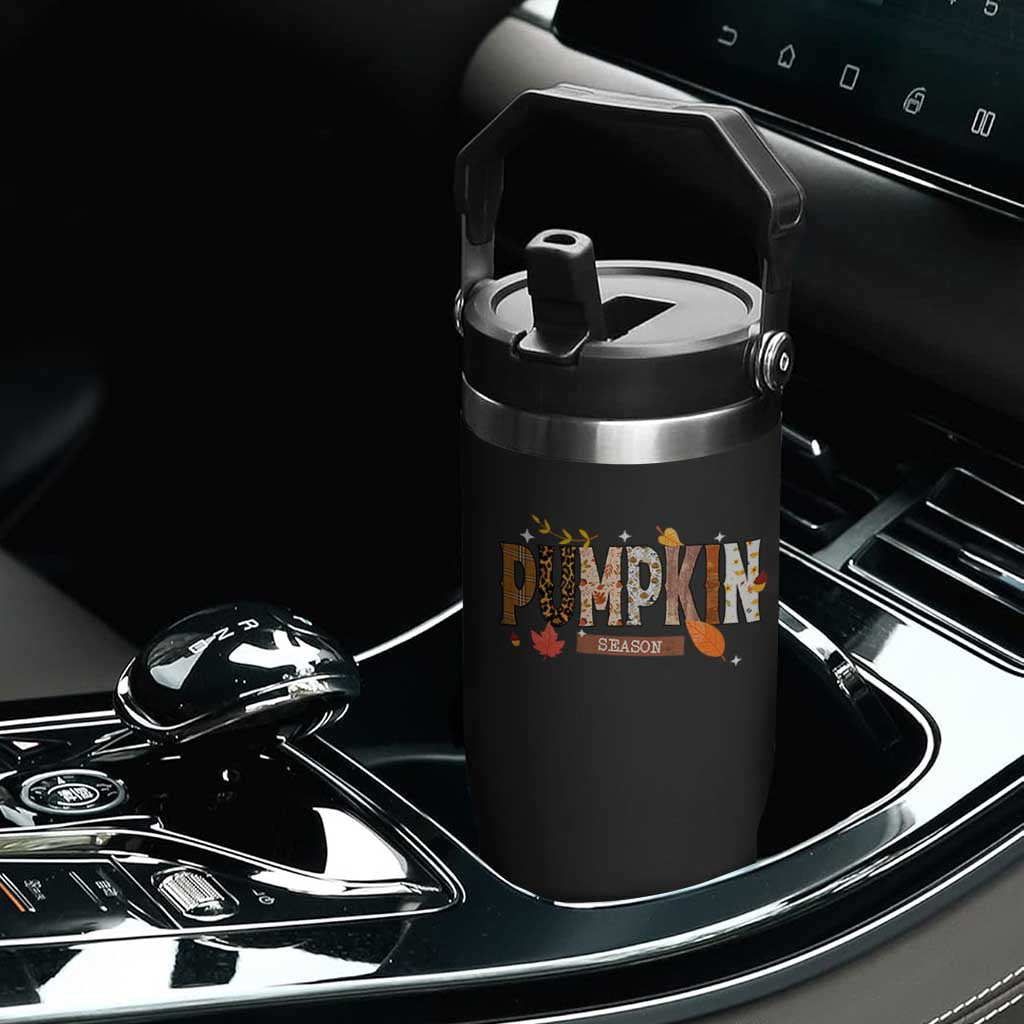 Pumpkin Season Flip Straw Tumbler Fall Autumn Harvest Season Thanksgiving TS11 Print Your Wear