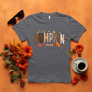 Pumpkin Season T Shirt Fall Autumn Harvest Season Thanksgiving TS11 Charcoal Print Your Wear
