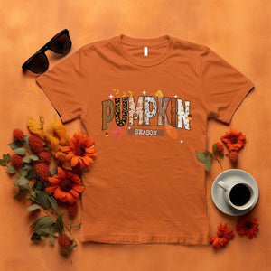 Pumpkin Season T Shirt Fall Autumn Harvest Season Thanksgiving TS11 Orange Print Your Wear