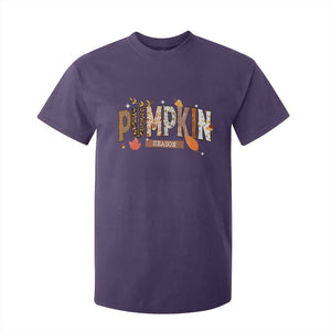 Pumpkin Season T Shirt For Kid Fall Autumn Harvest Season Thanksgiving TS11 Purple Print Your Wear