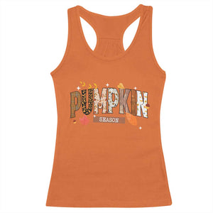 Pumpkin Season Racerback Tank Top Fall Autumn Harvest Season Thanksgiving TS11 Orange Print Your Wear