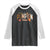 Pumpkin Season Raglan Shirt Fall Autumn Harvest Season Thanksgiving TS11 Black White Print Your Wear