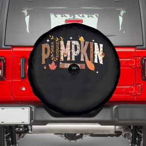 Pumpkin Season Spare Tire Cover Fall Autumn Harvest Season Thanksgiving TS11 Black Print Your Wear