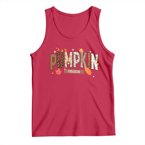 Pumpkin Season Tank Top Fall Autumn Harvest Season Thanksgiving TS11 Red Print Your Wear