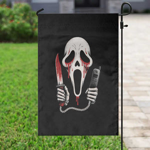 Funny Halloween Scary Face Ghost Garden Flag Horror Slasher Bloody Knife TS11 Print Your Wear