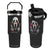 Funny Halloween Scary Face Ghost Flip Straw Tumbler Horror Slasher Bloody Knife TS11 One Size: 30 oz Black Print Your Wear