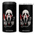 Funny Halloween Scary Face Ghost 4 in 1 Can Cooler Tumbler Horror Slasher Bloody Knife TS11 One Size: 16 oz Black Print Your Wear