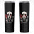 Funny Halloween Scary Face Ghost Skinny Tumbler Horror Slasher Bloody Knife TS11 Black Print Your Wear