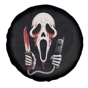 Funny Halloween Scary Face Ghost Spare Tire Cover Horror Slasher Bloody Knife TS11 Print Your Wear
