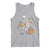 Funny Skeleton Riding Mummy Dinosaur Halloween Tank Top TS11 Athletic Heather Print Your Wear
