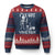 Funny I Got Your Back Ugly Christmas Sweater Halloween Skeleton Skull - Print Your Wear