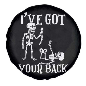 Funny I Got Your Back Spare Tire Cover Halloween Skeleton Skull TS11 Print Your Wear