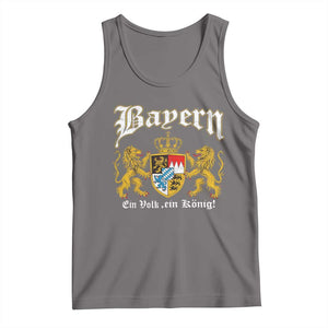 Bavarian German Pride Tank Top Bayern Ein Volk Ein Konig TS11 Deep Heather Print Your Wear