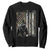 Bear Bowhunting Bow Archery Vintage Camo American Flag Sweatshirt - Print Your Wear