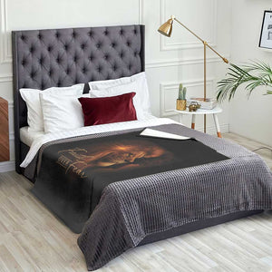Faith Over Fear Throw Blanket Lion Of Judah Jesus Christian Religious TS11 Print Your Wear