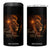 Faith Over Fear 4 in 1 Can Cooler Tumbler Lion Of Judah Jesus Christian Religious TS11 One Size: 16 oz Black Print Your Wear