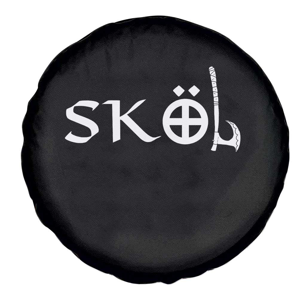 Nordic Scandinavian Heritage Spare Tire Cover Viking Warrior Axe Helmet TS11 Print Your Wear