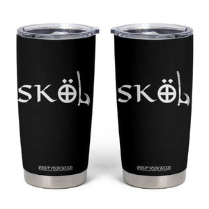 Skol Viking Heritage Axe Nordic Scandinavian Warrior Tumbler Cup TS11 Black Print Your Wear