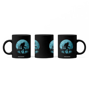 Funny Bigfoot Fishing Night Stroll Full Moon Coffee Mug TS11 Print Your Wear